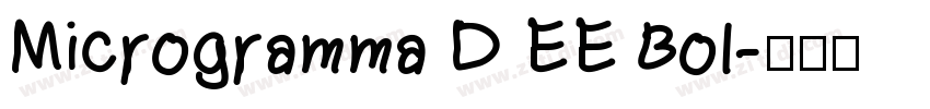 Microgramma D EE Bol字体转换